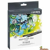 ✅ ROTULADOR LYRA AQUA BRUSH DUO 36 COLORES SURTIDOS